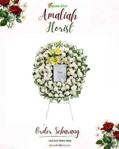 Krans Bunga Duka Cita di Mojoagung Jombang