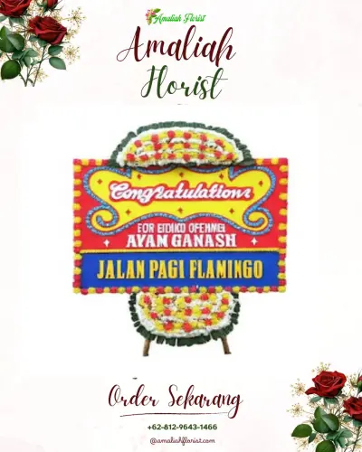 Bunga Papan Congratulation di Mojoagung Jombang